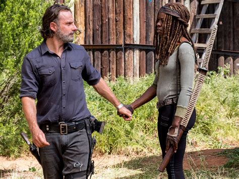 does michonne ever find rick|why does rick kill michonne.